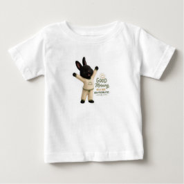 Camiseta Billy Alongamento Matinal Coelhinho Preto Rex Fofo