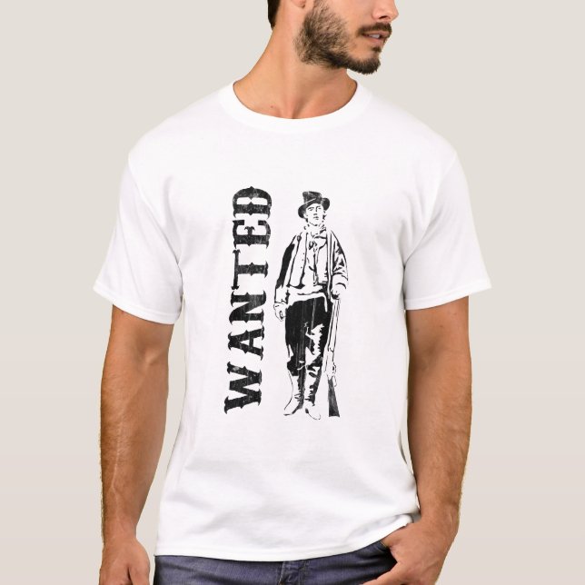Camiseta billy do vintage o miúdo (Frente)
