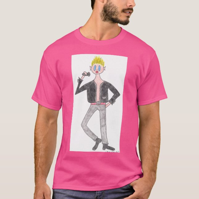 Camiseta Billy Idol Singer (Frente)