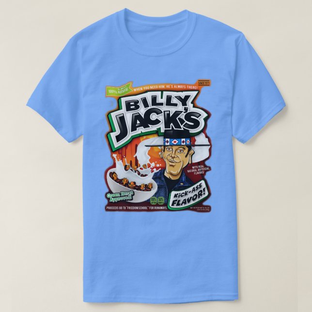 Camiseta Billy Jacks Cereal (Frente do Design)
