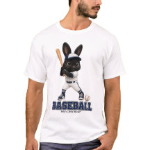Billy o Coelho de Beisebol Bunny Fofo Esportes