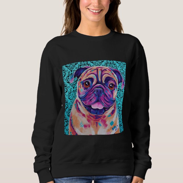 Camiseta Billy - trabalho de arte de Cachorro de Tan Pug Pr (Frente)