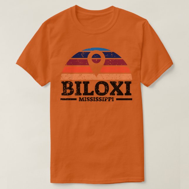 Camiseta Biloxi Mississippi 4 (Frente do Design)