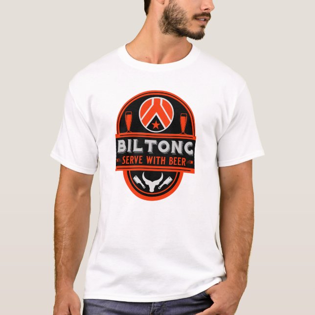Camiseta Biltong E Beer (Frente)