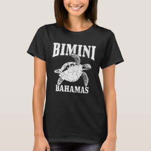 Camiseta Bimini Bahamas Tartaruga do Mar Scuba Mergulhando
