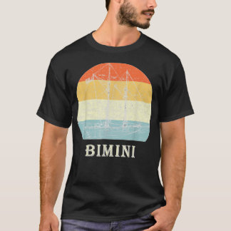 Camiseta Bimini Bahamas Vintage Retro Vaga de veleiro