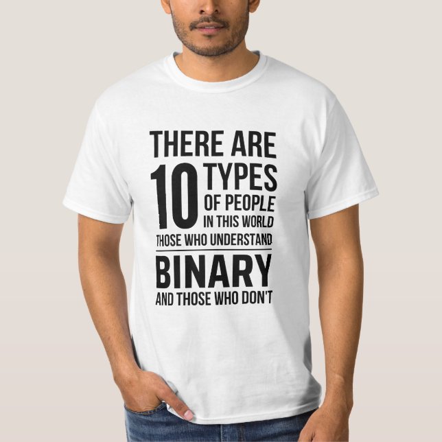 Camiseta binário (Frente)