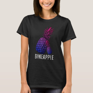 Camiseta Bineapple Abacaxi Orgulho Bissexual Bandeira da Bi