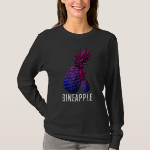 Camiseta Bineapple Abacaxi Orgulho Bissexual Bandeira da Bi