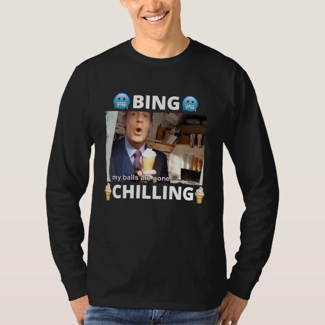 Camiseta Bing Shi Ling Bing Chilling John Xina Ice Cream Ch (Frente)