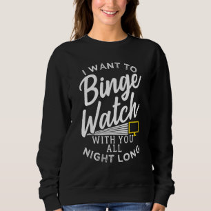 Camiseta Binge Watting Design Para Casais