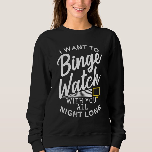 Camiseta Binge Watting Design Para Casais (Frente)