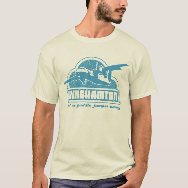 Camiseta Binghamton, só um pulador de poça... (Frente)