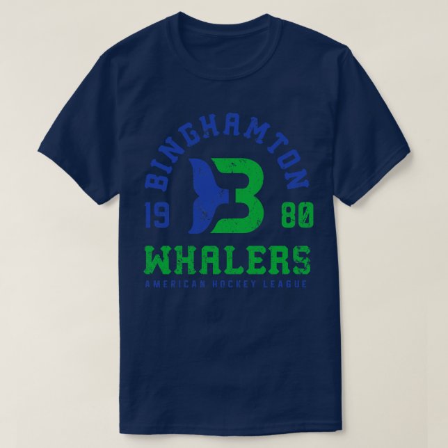 Camiseta Binghamton Whalers (Frente do Design)