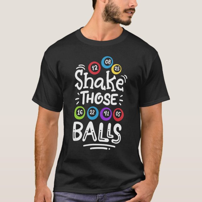 Camiseta Bingo Agita Essas Bolas (Frente)