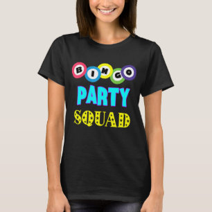 Camiseta Bingo Balls Bingo Party Squad - Jogador de Bingo S