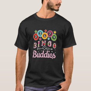 Camiseta Bingo Buddies Bingo Casal Jogo Sortudo