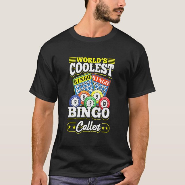 Camiseta Bingo Card Game Player For Caller  Bingo Caller (Frente)