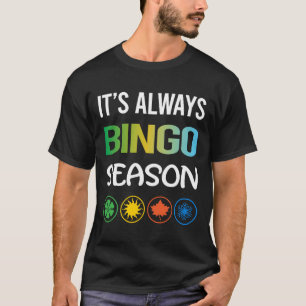 Camiseta Bingo da estação engraçado