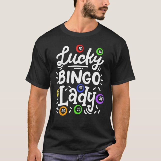 Camiseta Bingo Dama da Sorte Bingo (Frente)