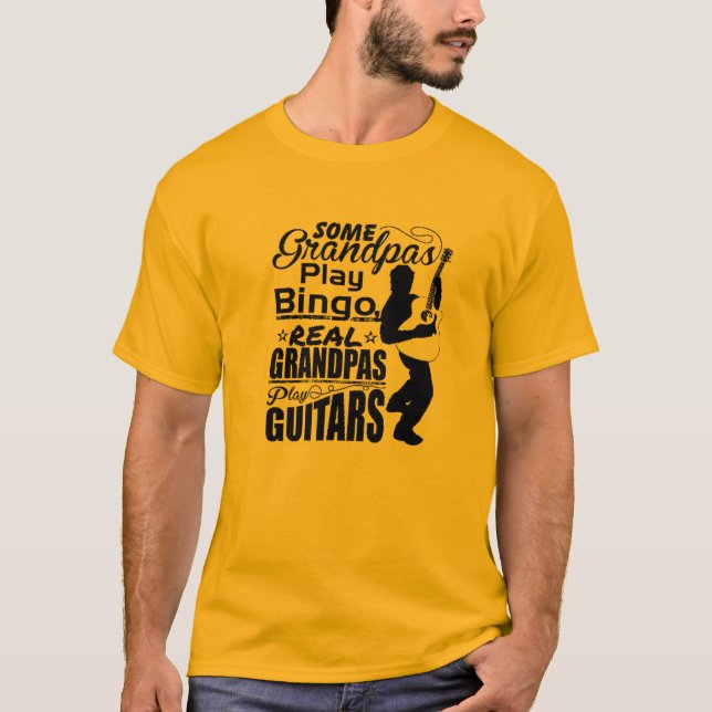 Camiseta bingo do jogo de alguns vovôs… (Frente)
