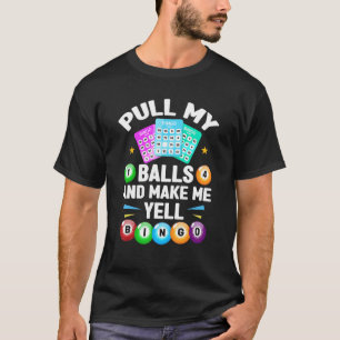 Camiseta Bingo For Men Lucky Bingo Caller Jogo