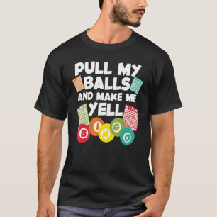 Camiseta Bingo For Men Lucky Bingo Caller Jogo 1