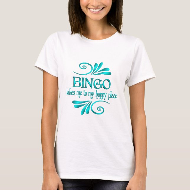 Camiseta Bingo Happy Place (Frente)