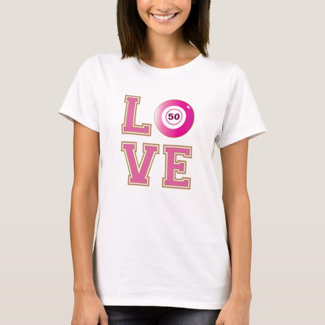 Camiseta Bingo Lover Personalizado (Frente)