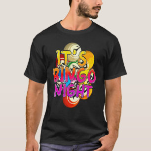 Camiseta Bingo Night Winner Bingo Player Lottery Colo