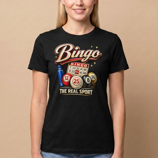 Camiseta Bingo: O Esporte de Verdade (Criador carregado)