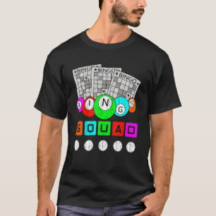 Camiseta Bingo Player Bingo Bingo Bingo Bi com Lottery Hobb