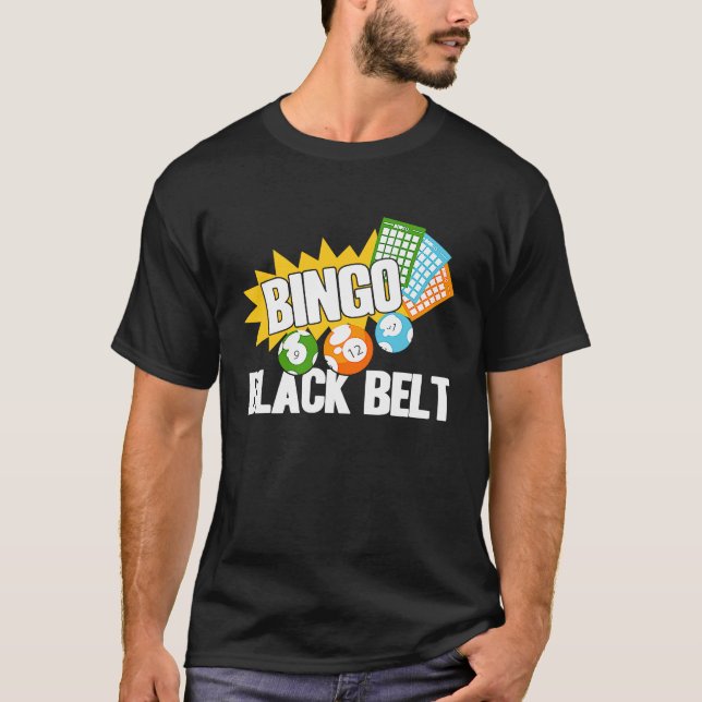 Camiseta Bingo Player Bingo Black Belt (Frente)