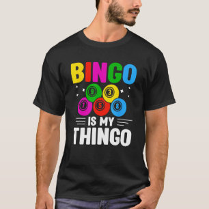 Camiseta Bingo Player Bingo Halls Caixa do jogo do cassino