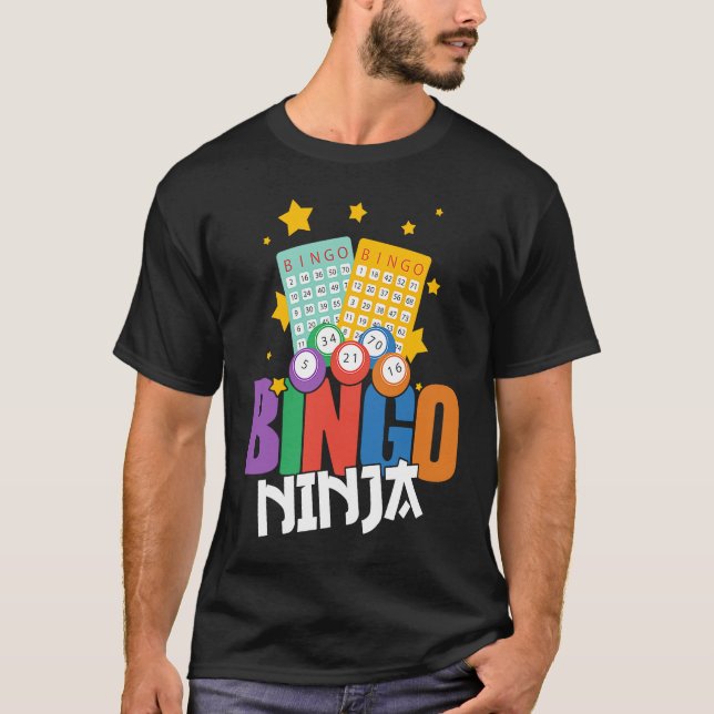 Camiseta Bingo Player Bingo Ninja (Frente)