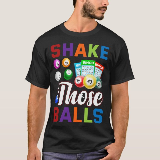 Camiseta Bingo Player Bingo  Shake those balls (Frente)