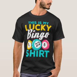 Camiseta Bingo Player Este É Meu Bingo Sortudo