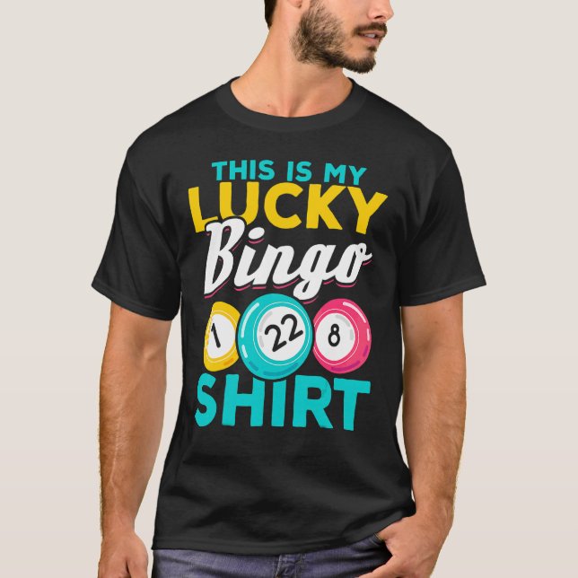 Camiseta Bingo Player Este É Meu Bingo Sortudo (Frente)