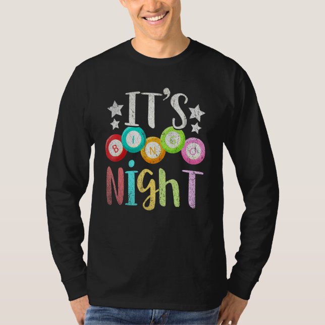 Camiseta Bingo Player Gamble Bingo Night Gambtery B (Frente)