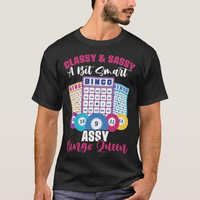 Camiseta Bingo Player Gambling Lottery Bingo Card Bingo Que (Frente)