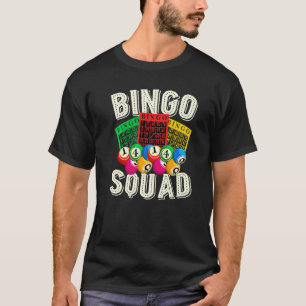 Camiseta Bingo Player Lottery Bingo Squad Gambling Lotto Bi