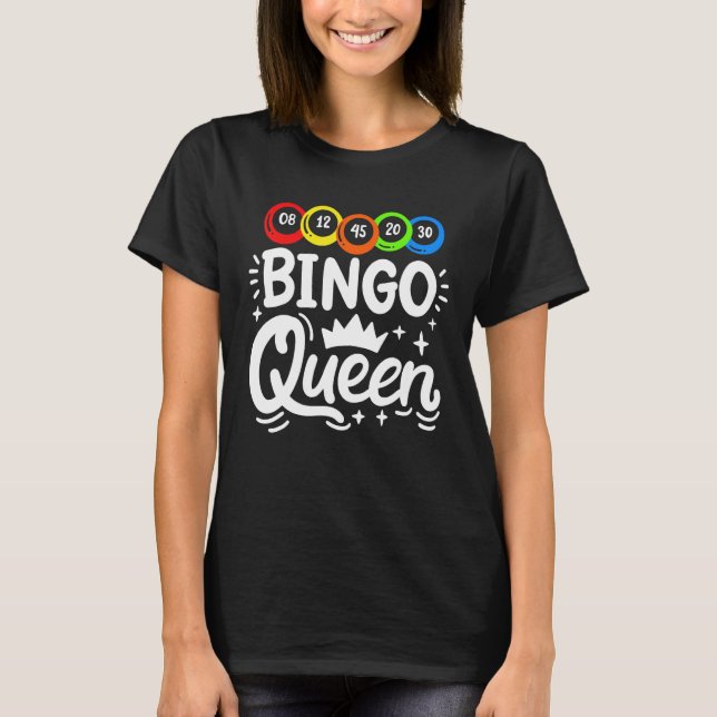 Camiseta Bingo Queen (Frente)