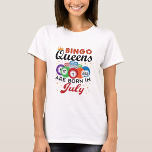 Camiseta Bingo Queens São Nasceres em julho