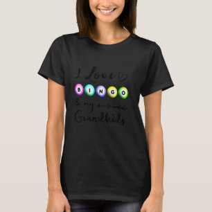 Camiseta Bingo Shirt, I Love Bingo, Gift for Grandma, Mommo