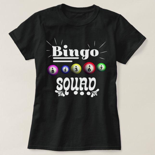 Camiseta Bingo Squad (Frente do Design)