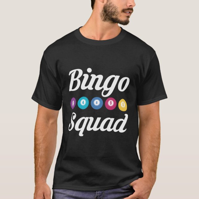 Camiseta Bingo Squad Bingo Team (Frente)
