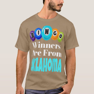 Camiseta Bingo Winners São De Oklahoma Engraçado Game Night
