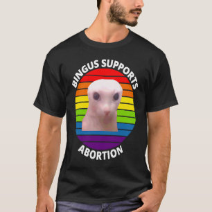 Camiseta Bingus Está Chamando Meu Amado Gato Sphynx Sem Pel