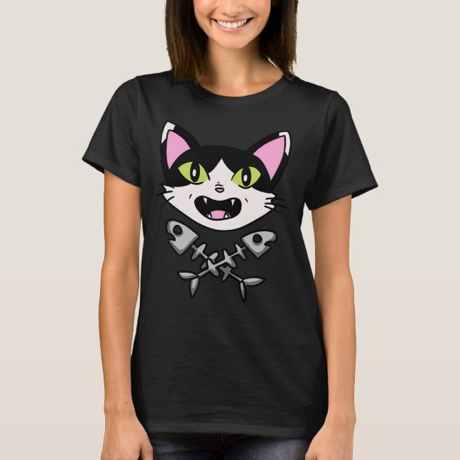 Camiseta Binky e ossos de peixe cruzados (Frente)