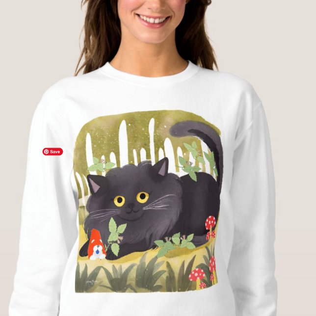 Camiseta BINX & FUN CARA cat and gnomshirts (Criador carregado)